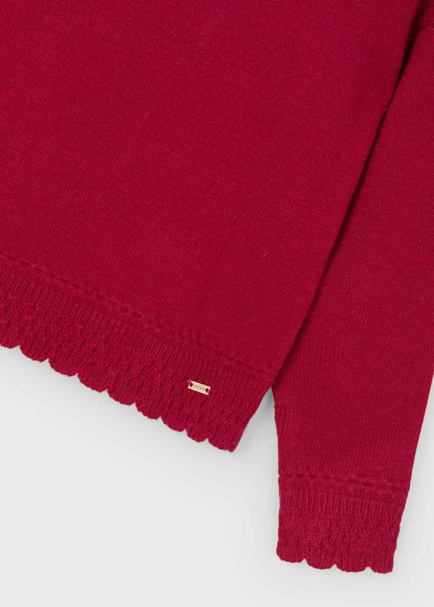 Shop Maglione orlo ondine bambina Maglioni E Felpe