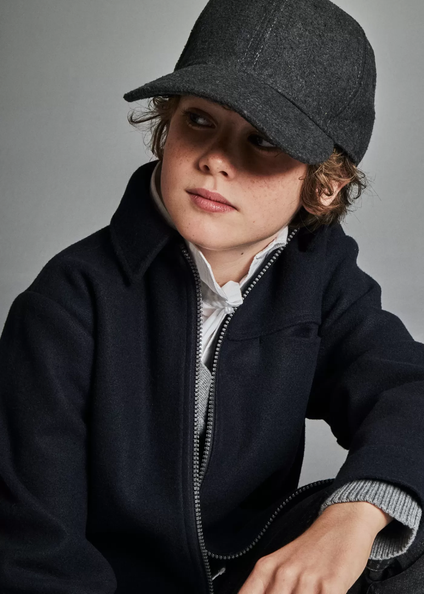 Clearance Overshirt cerniera ragazzo Bambino Camicie