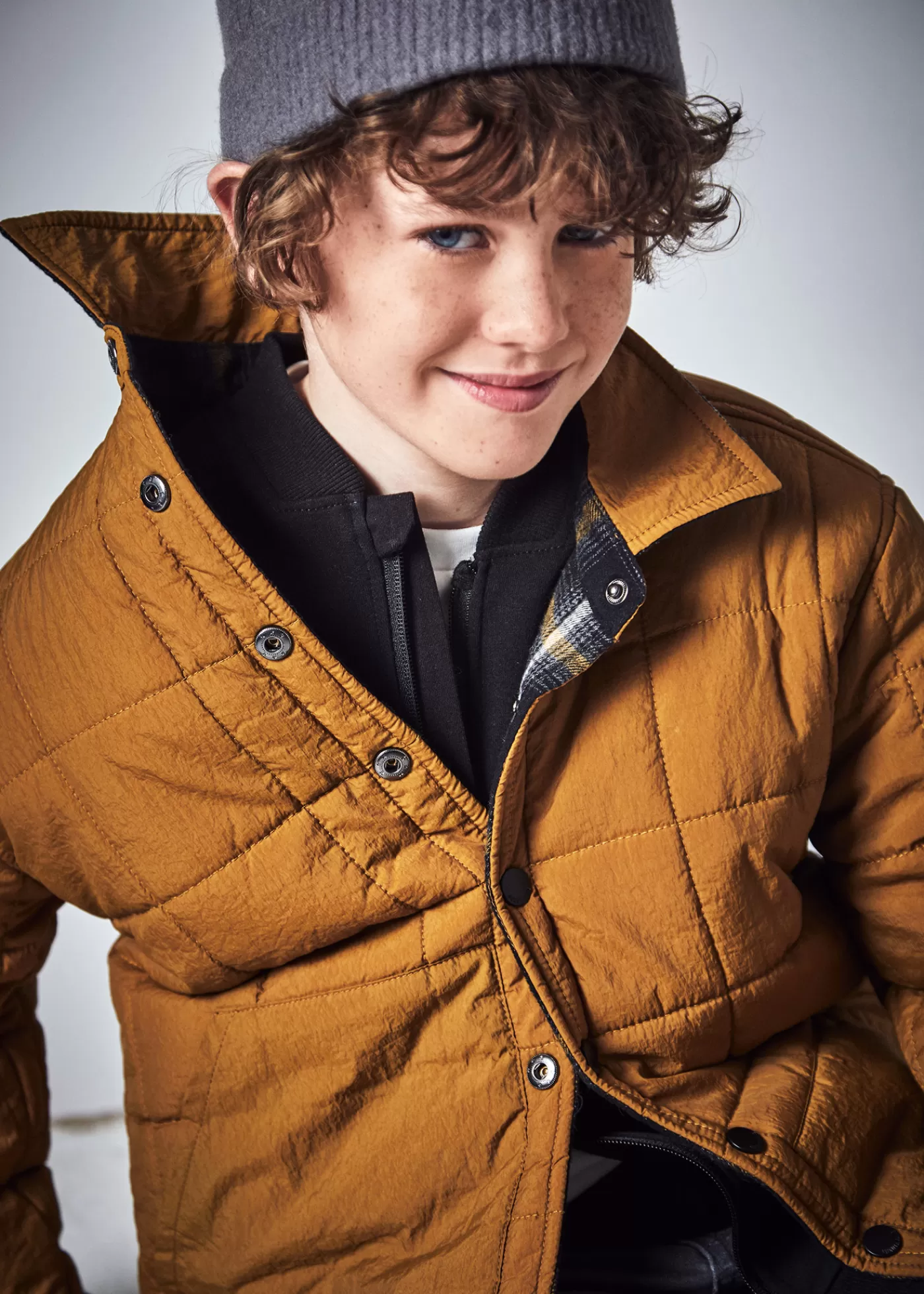 Discount Overshirt reversibile imbottita ragazzo Bambino Camicie