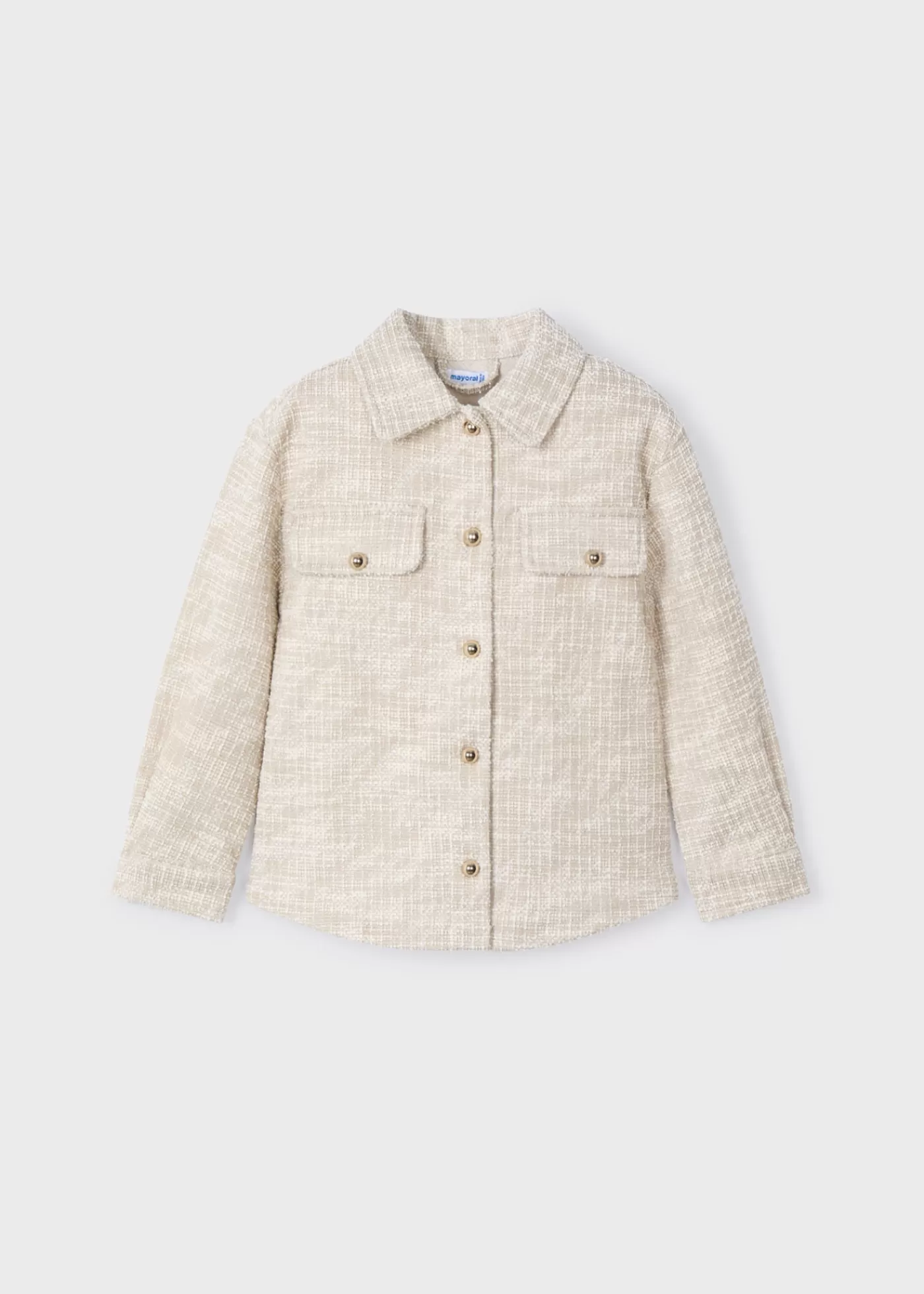 Discount Overshirt tweed bambina Camicie E Bluse
