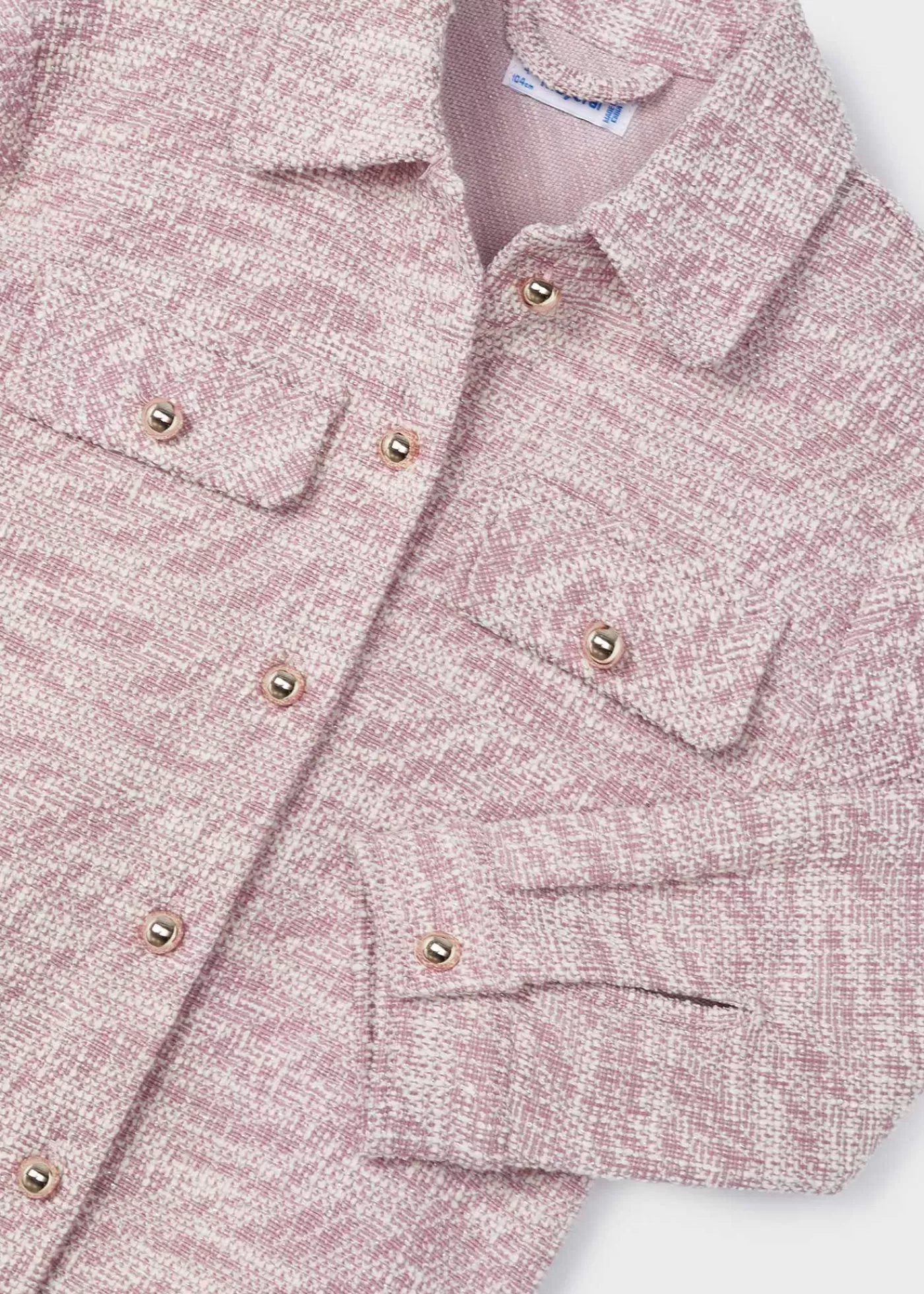 Outlet Overshirt tweed bambina Camicie E Bluse