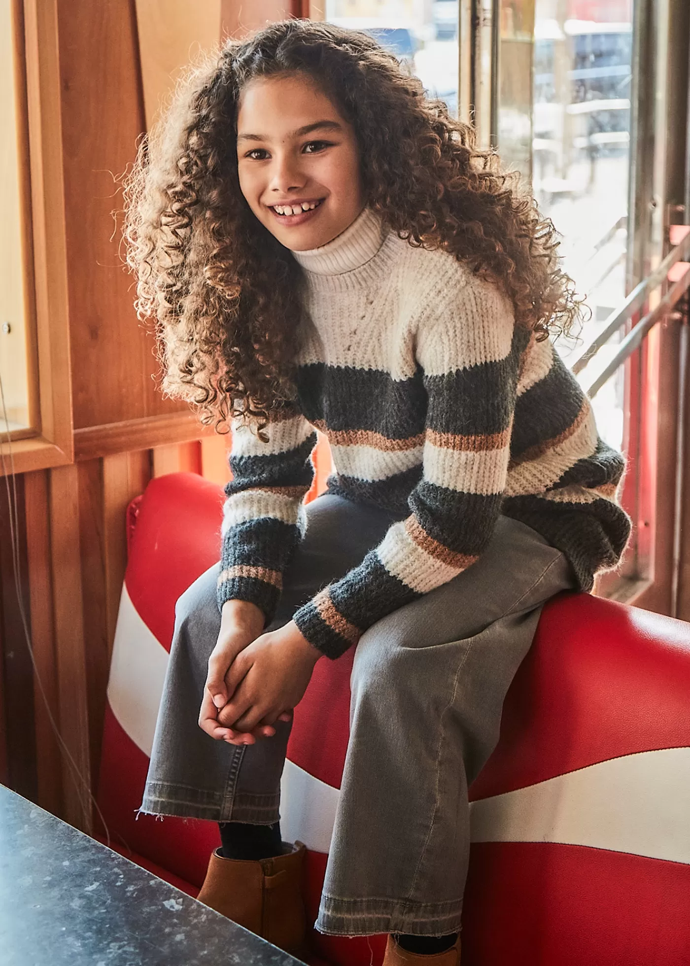 Best Pantalone twill a campana ragazza Pantaloni E Gonne
