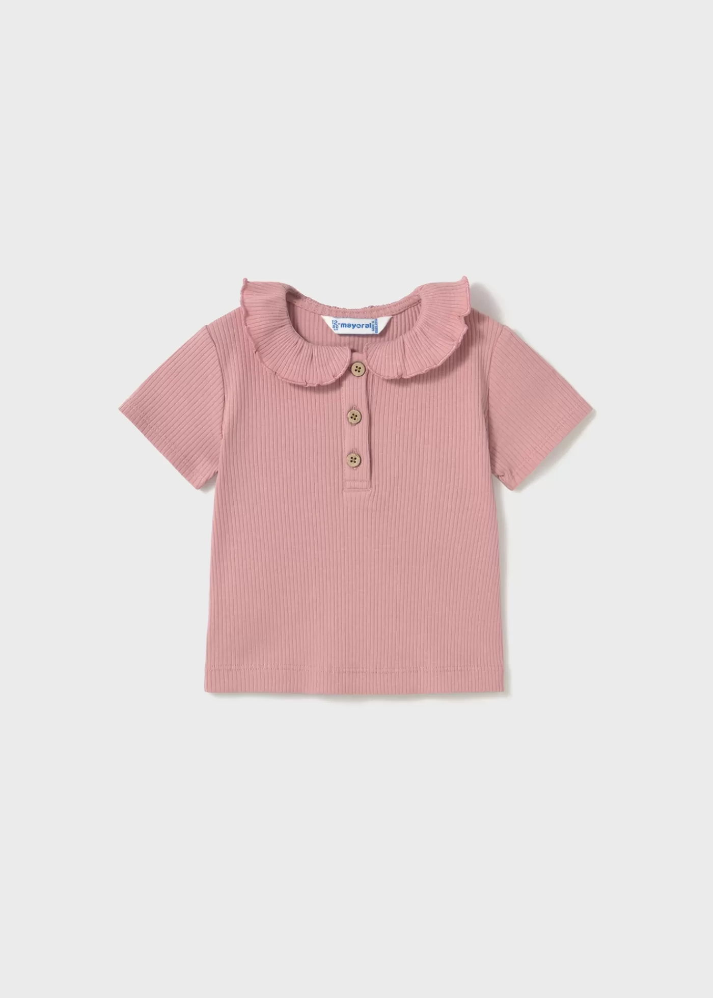 Store Polo costine colletto volant neonata Polo