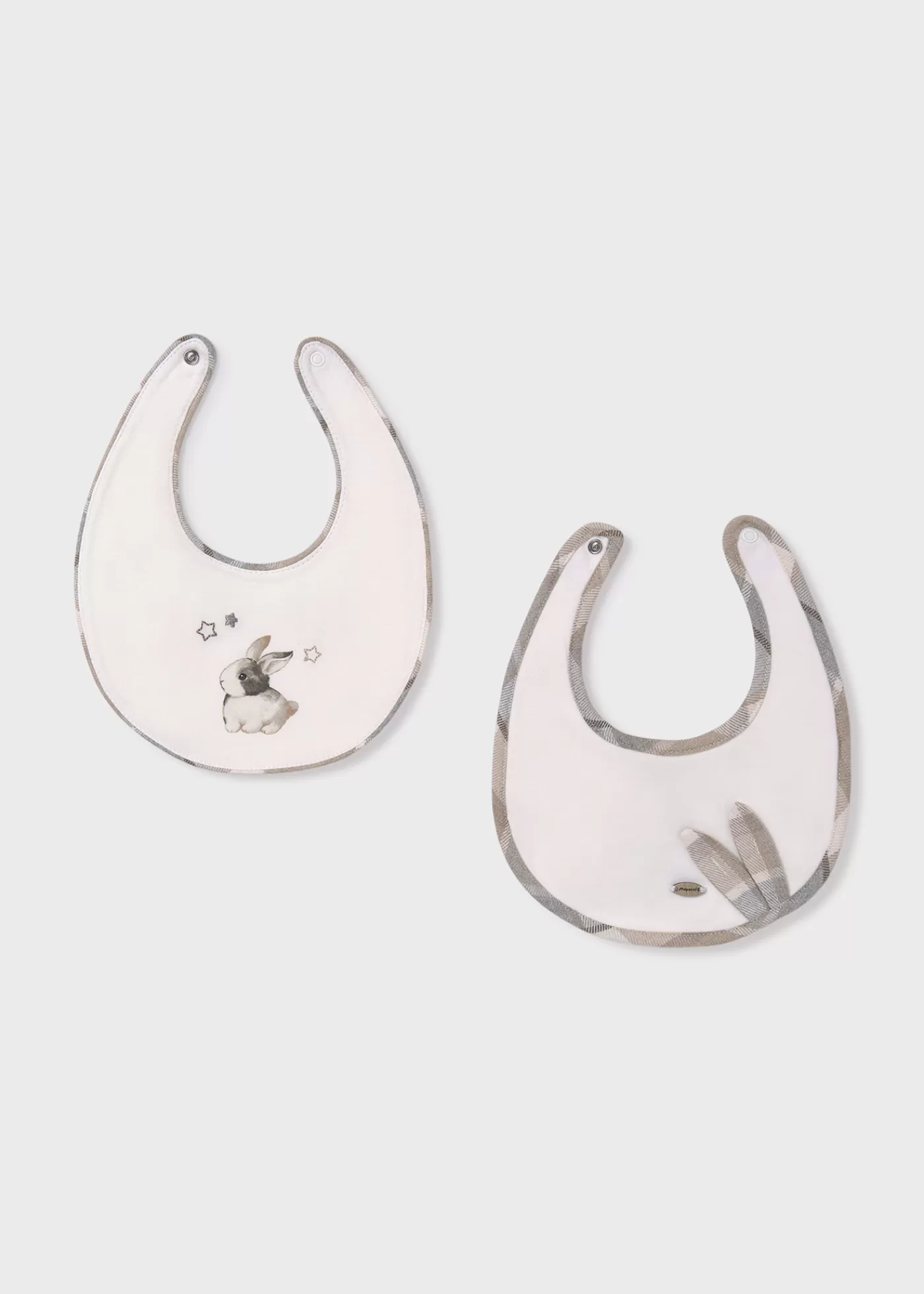 Online Set 2 bavaglini neonato Mussole E Bavaglini