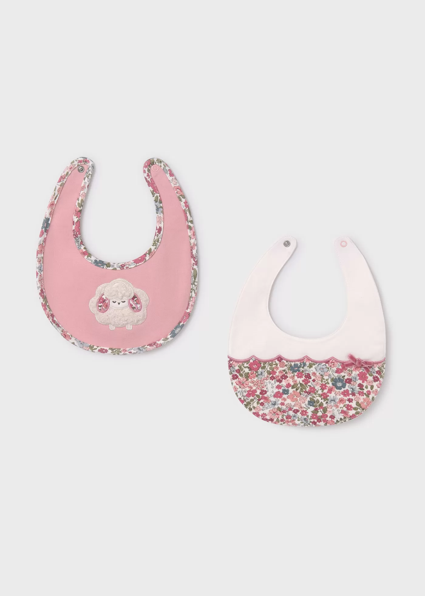 Clearance Set 2 bavaglini neonato Mussole E Bavaglini