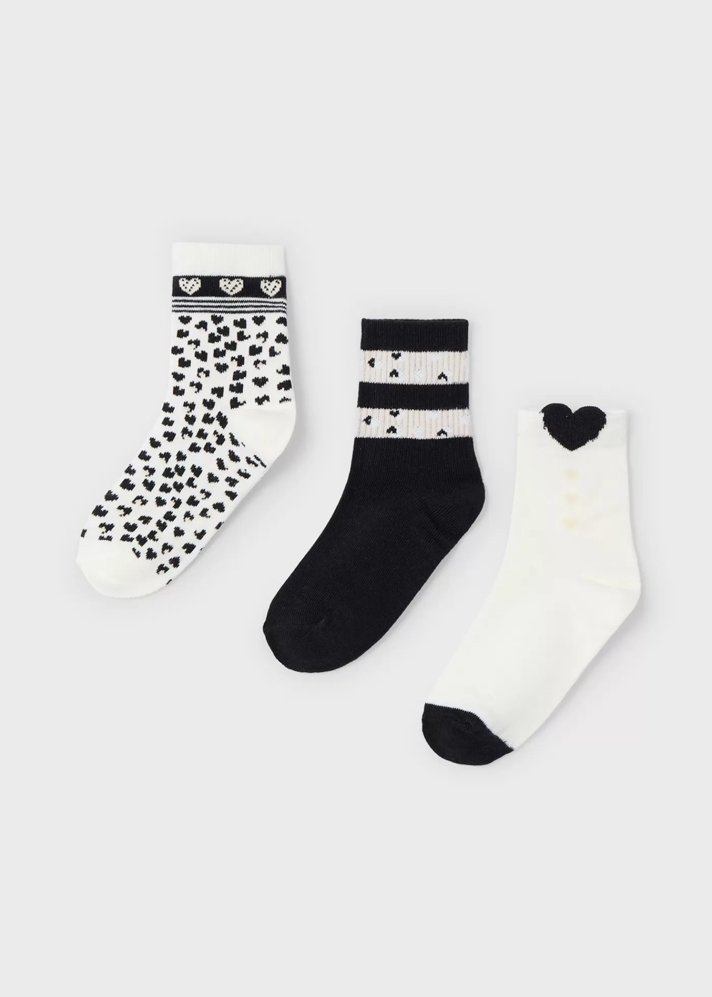 Best Sale Set 3 calze cuori bambina Accessori