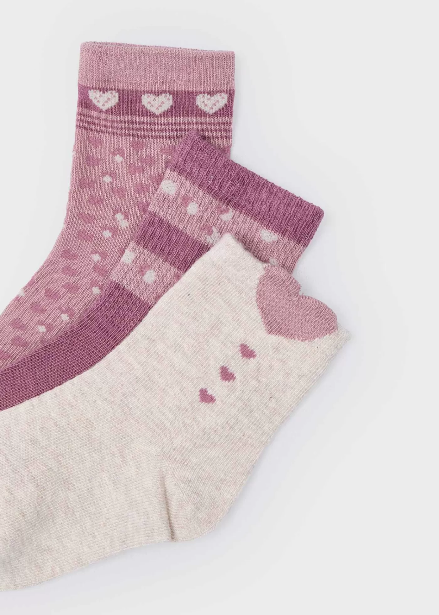 Best Set 3 calze cuori bambina Accessori
