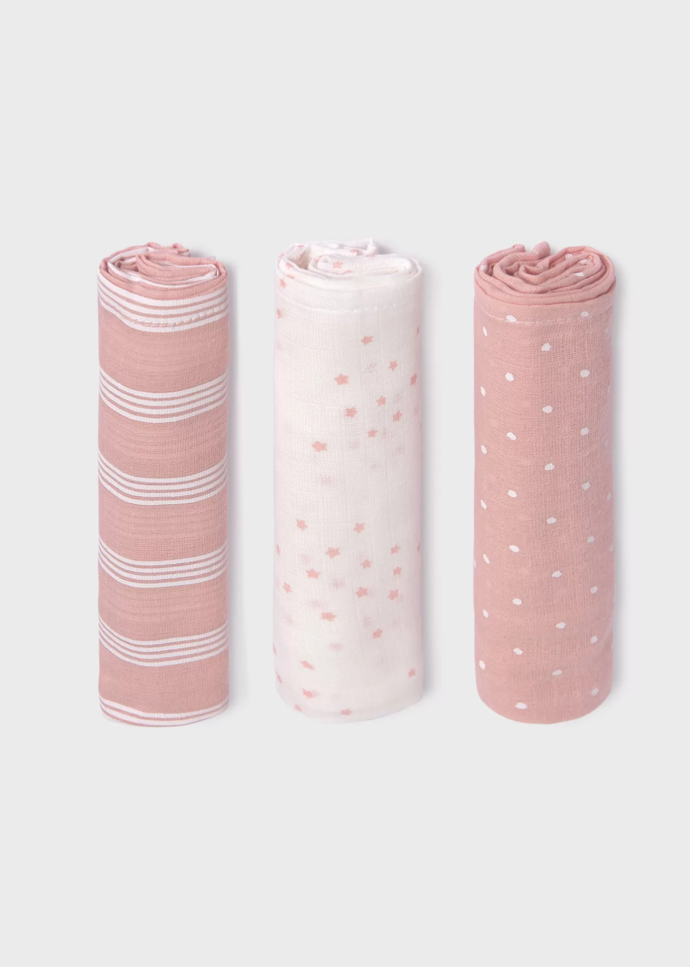 Best Set 3 garze Better Cotton neonato Mussole E Bavaglini