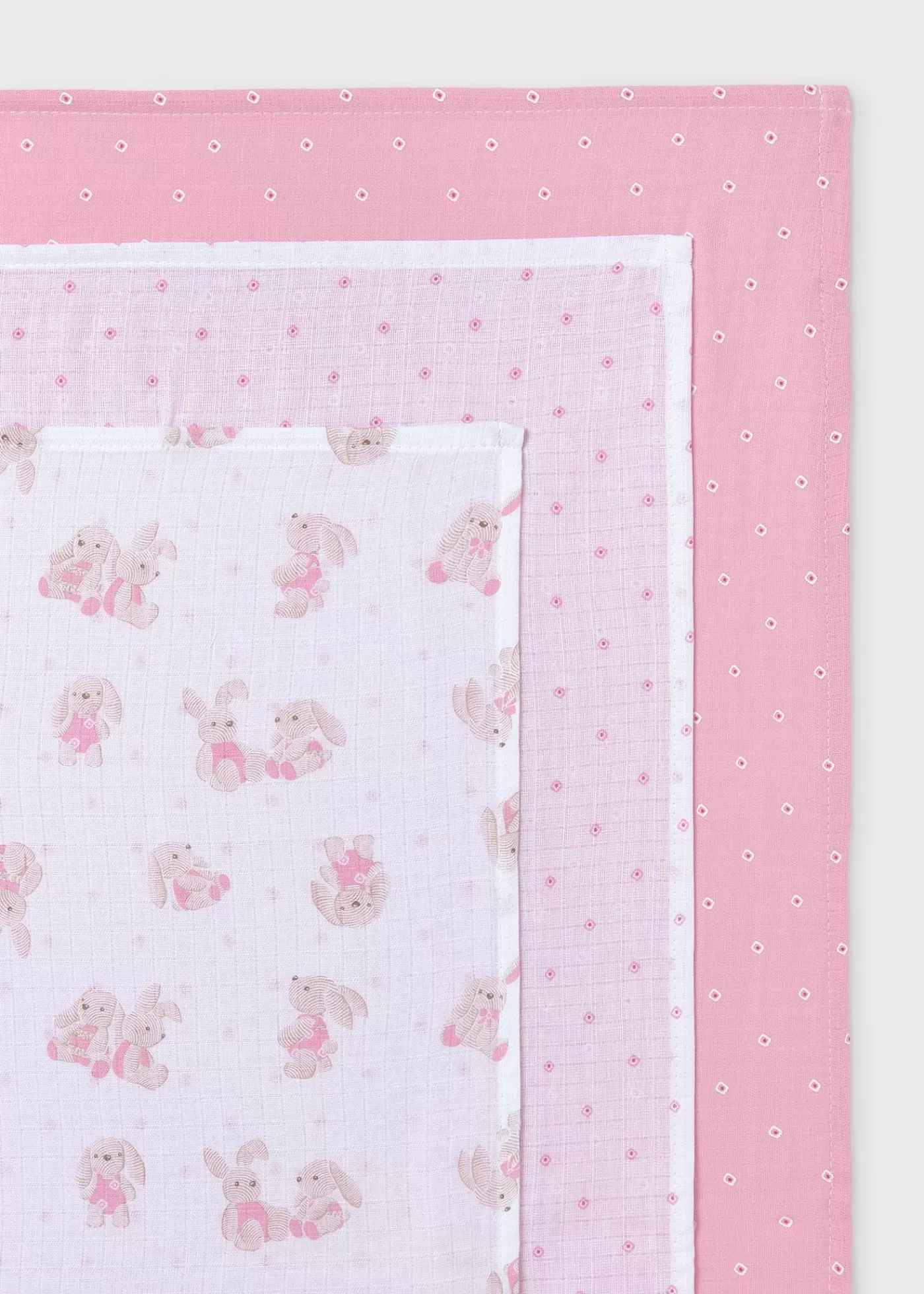 Flash Sale Set 3 garze Better Cotton neonato Mussole E Bavaglini