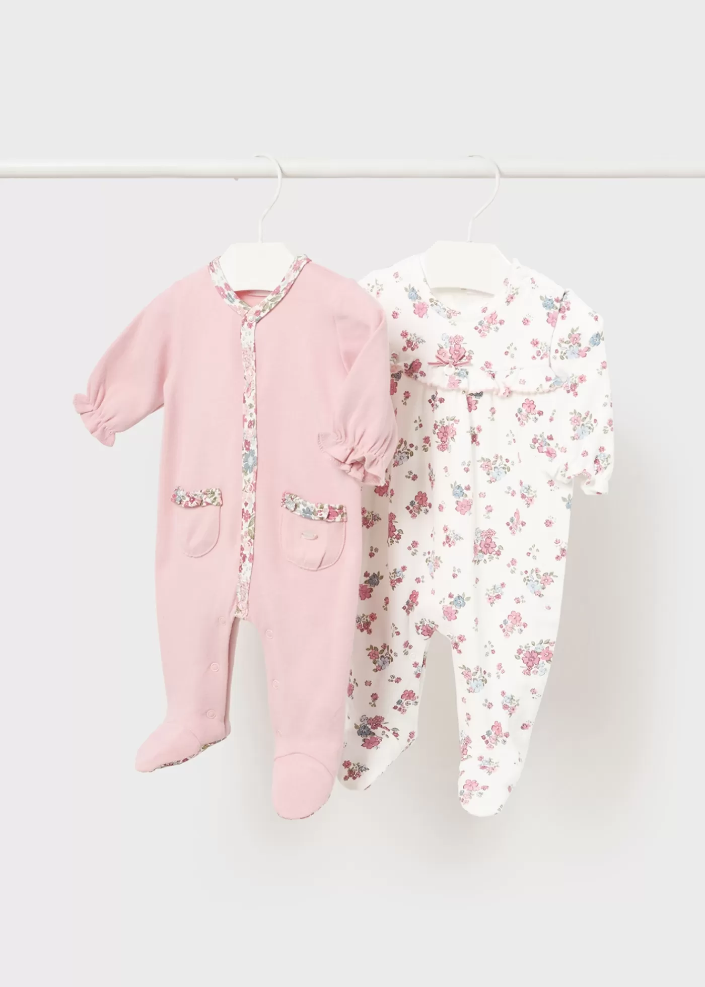 Cheap Set 2 pagliaccetti fiori neonata Pigiami E Tutine