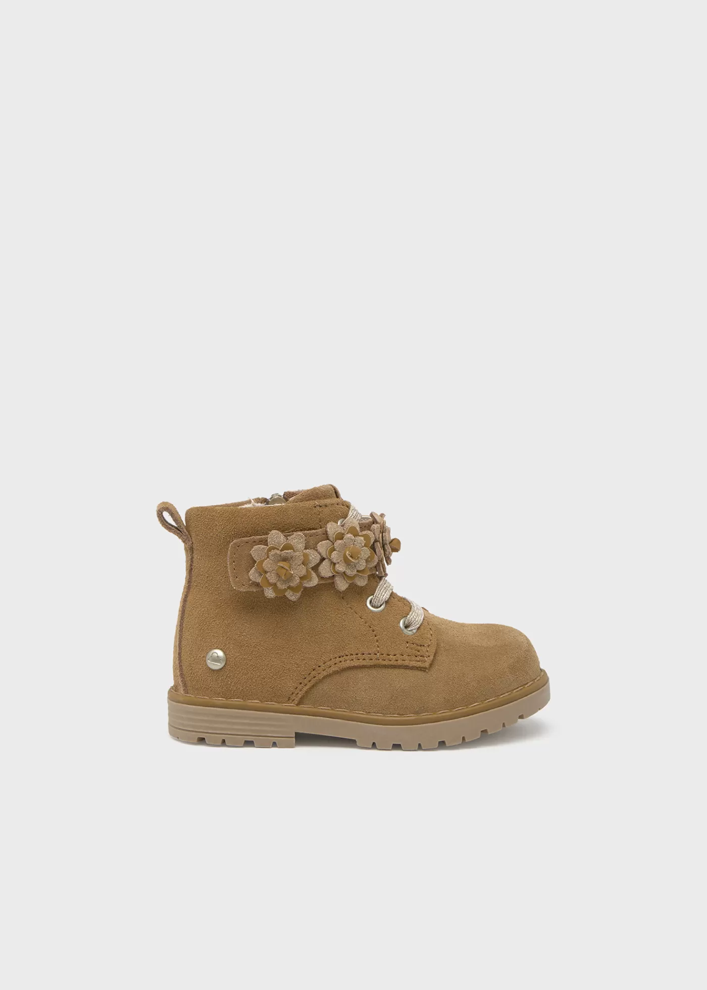 Clearance Stivaletti crosta di pelle fiori neonata Stivali E Stivaletti