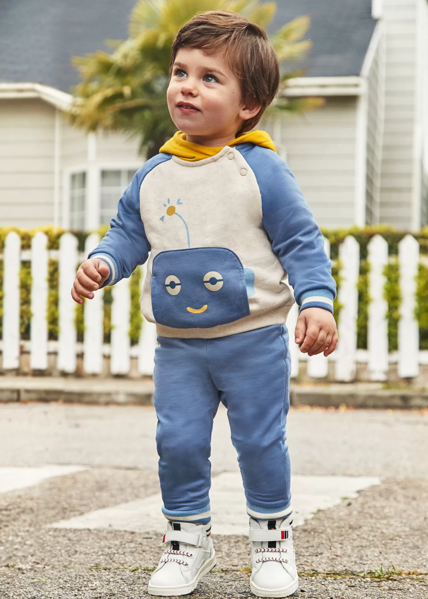 Cheap Tuta 2 pantaloni robot neonato Tute