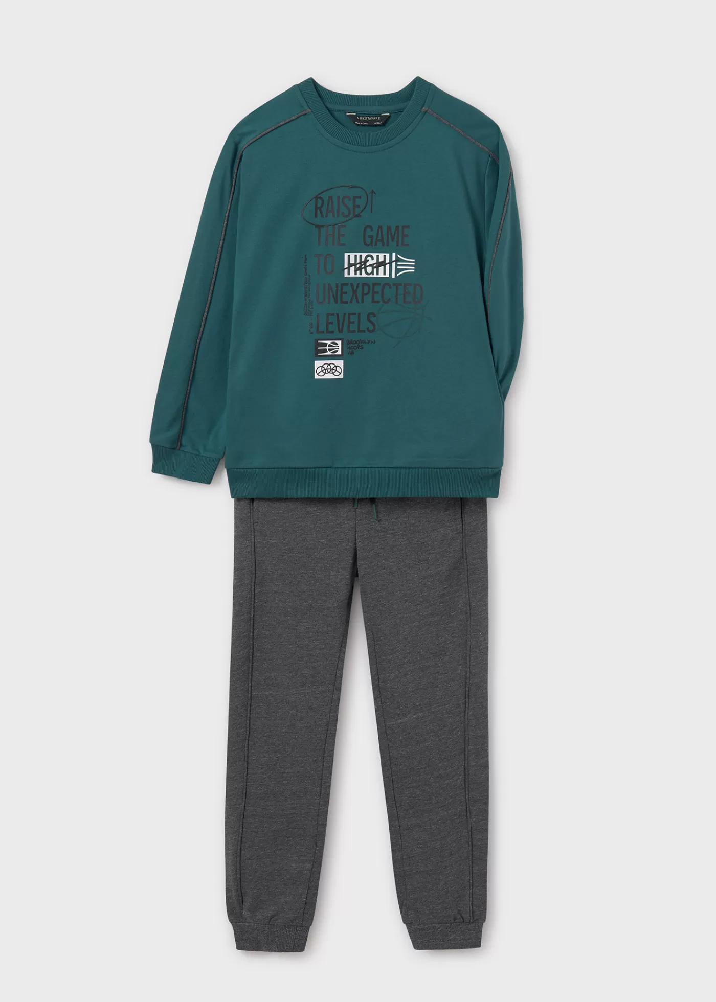 Clearance Tuta testo ragazzo Bambino Tute