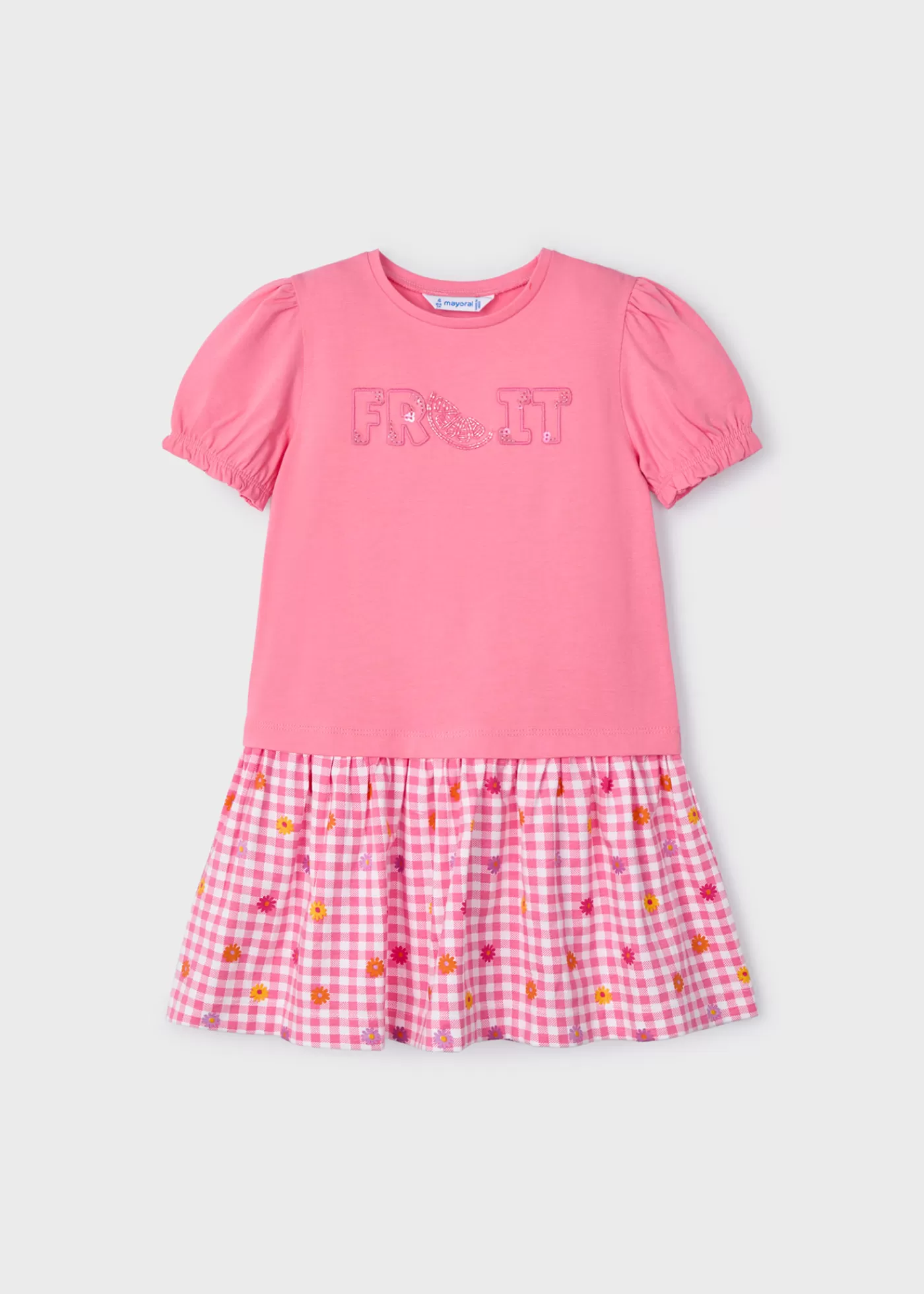 Best Vestito combined quadri vichy bambina Vestiti