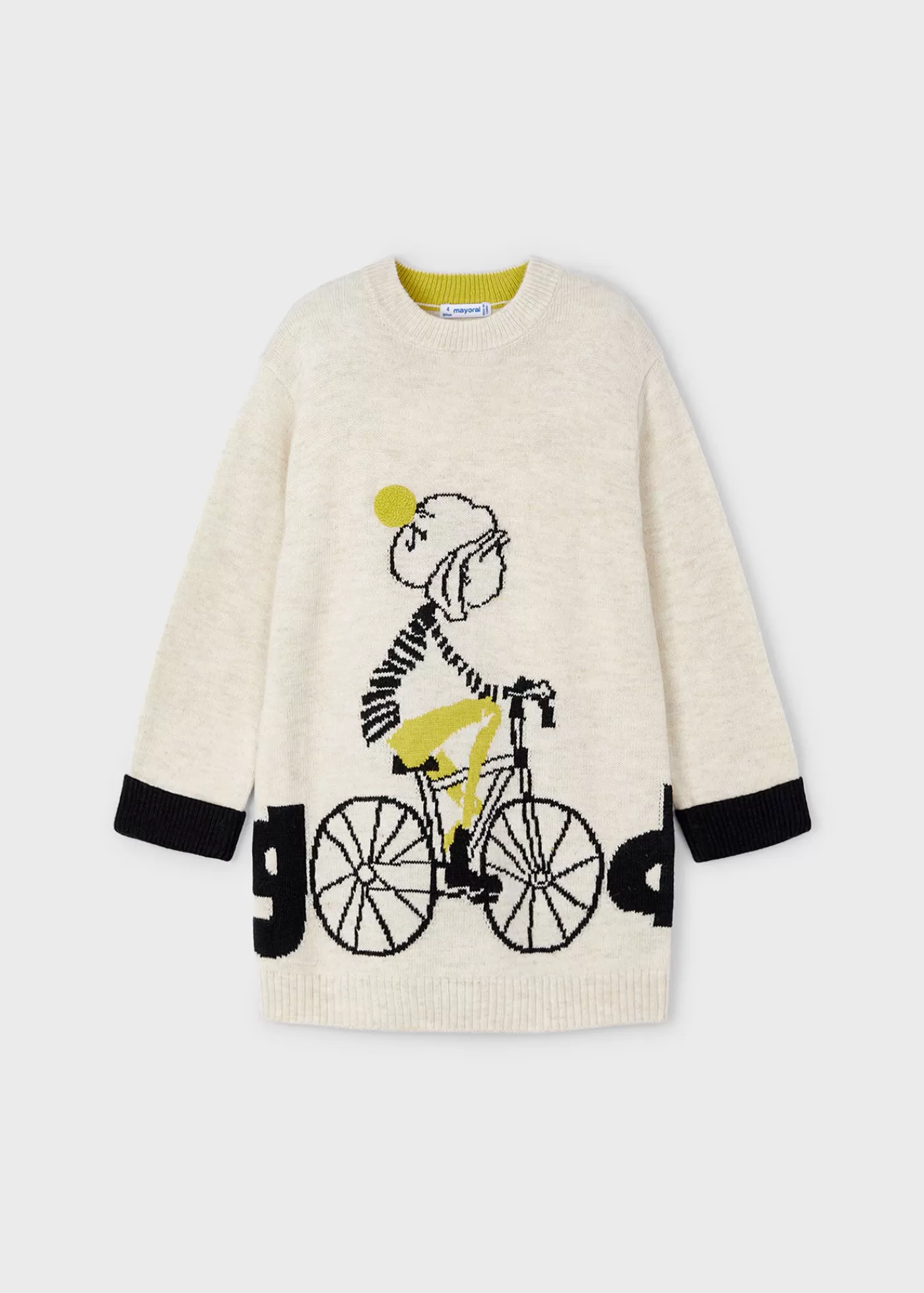 Hot Vestito in maglia bicicletta bambina Vestiti