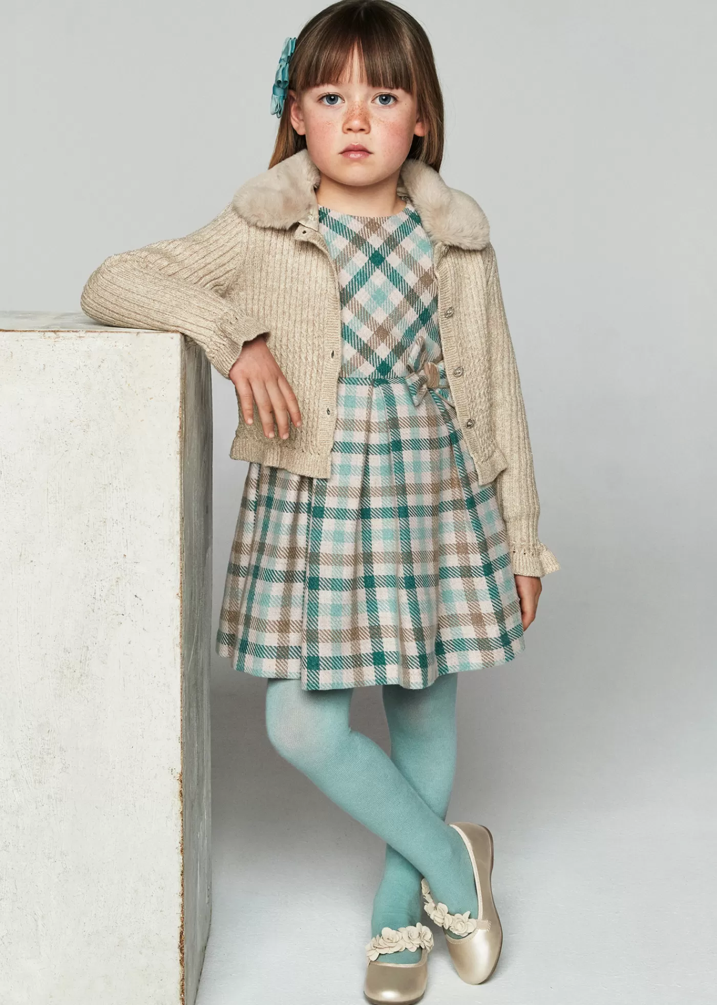 Shop Vestito quadri bambina Vestiti