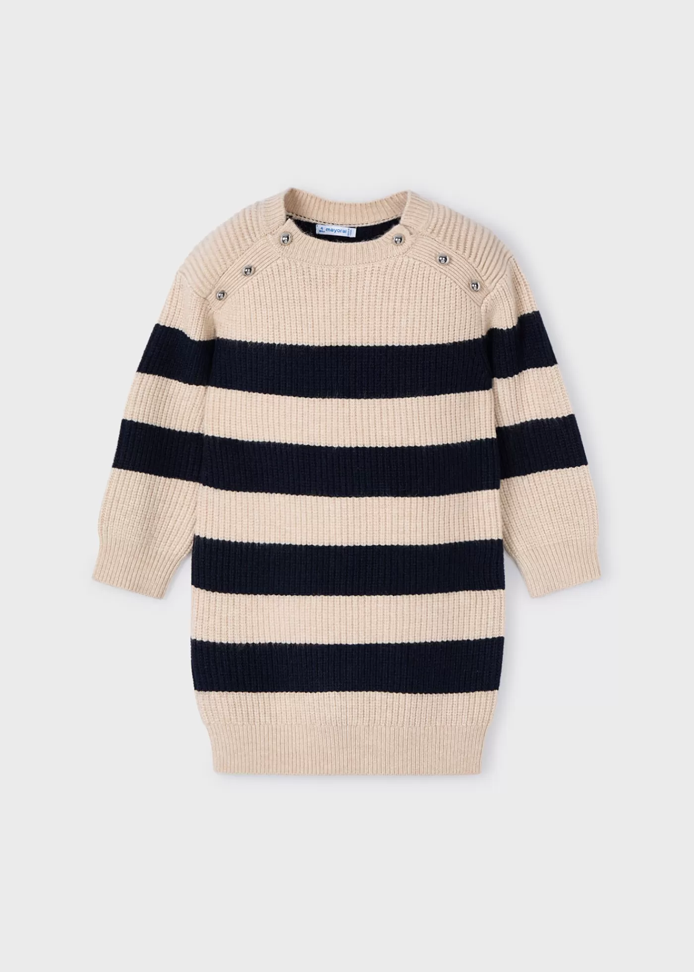 Online Vestito righe maglia bambina Vestiti