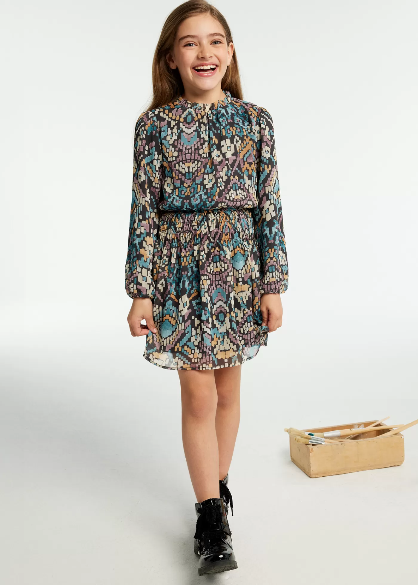 Cheap Vestito stampato ragazza Vestiti