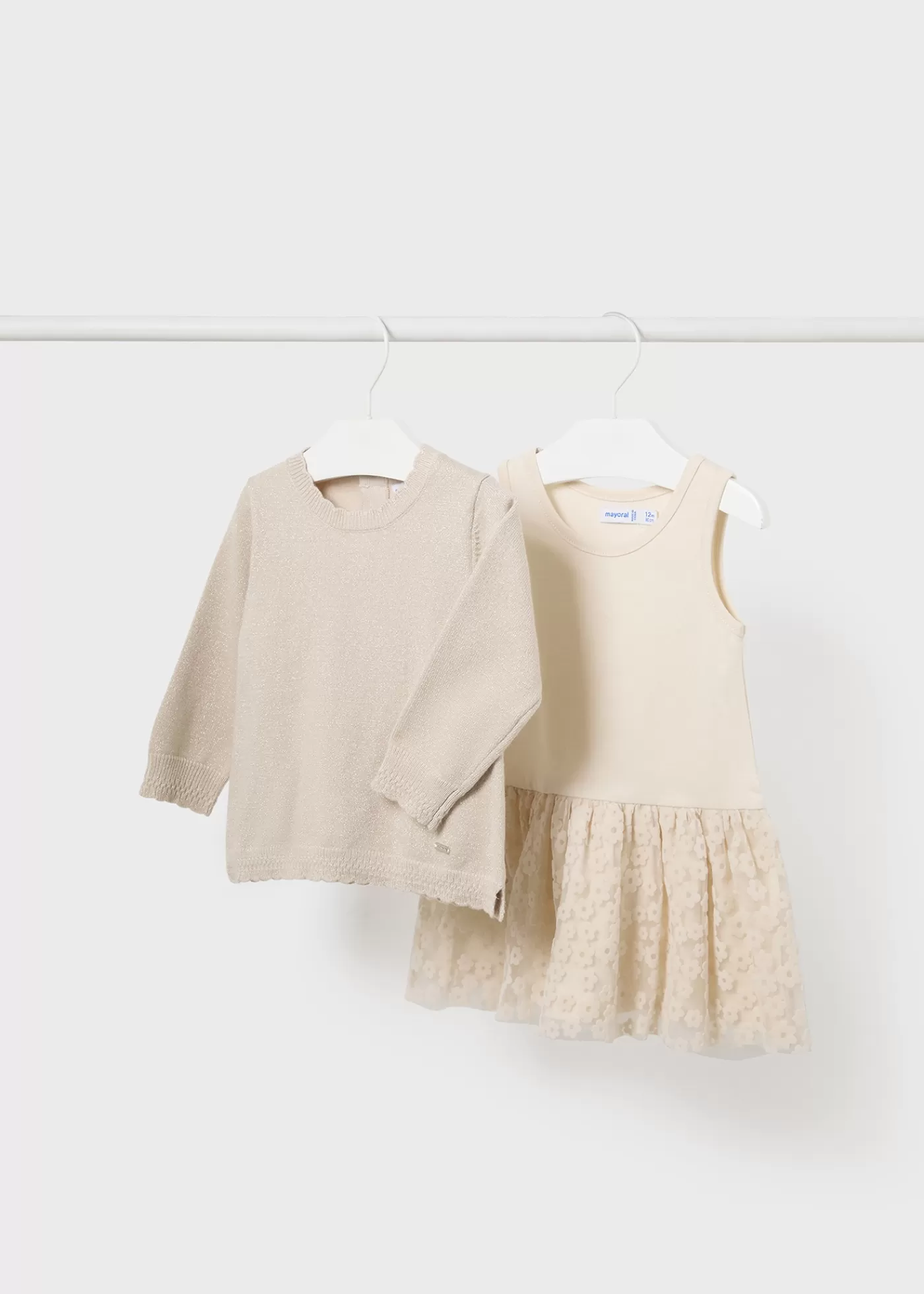 Shop Vestito tricot combined neonata Vestiti