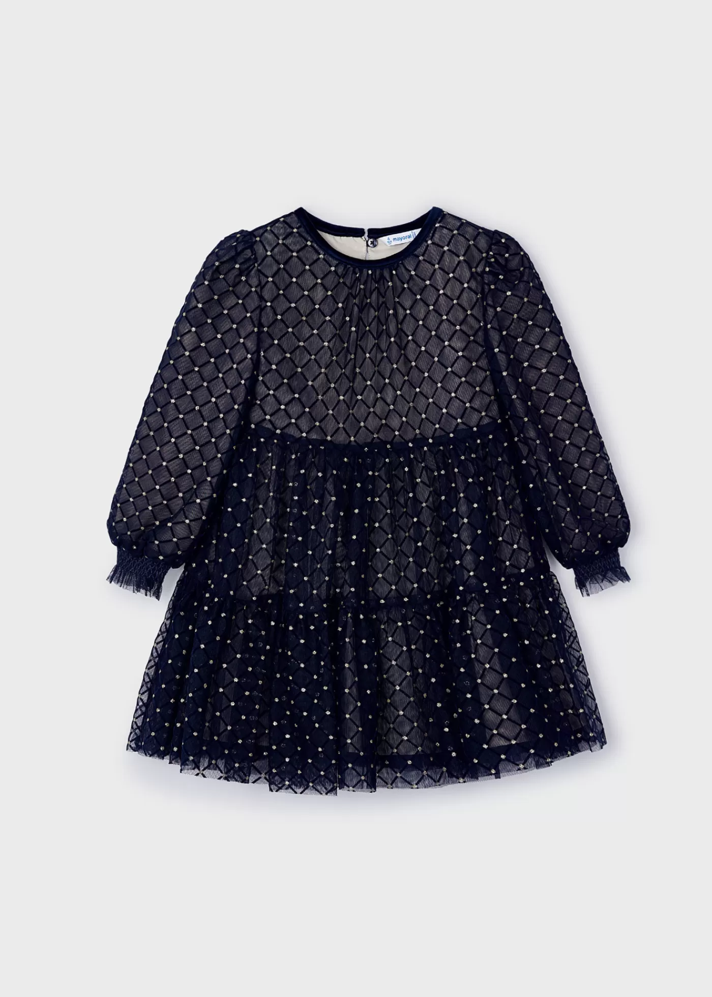Clearance Vestito tulle fantasia bambina Vestiti