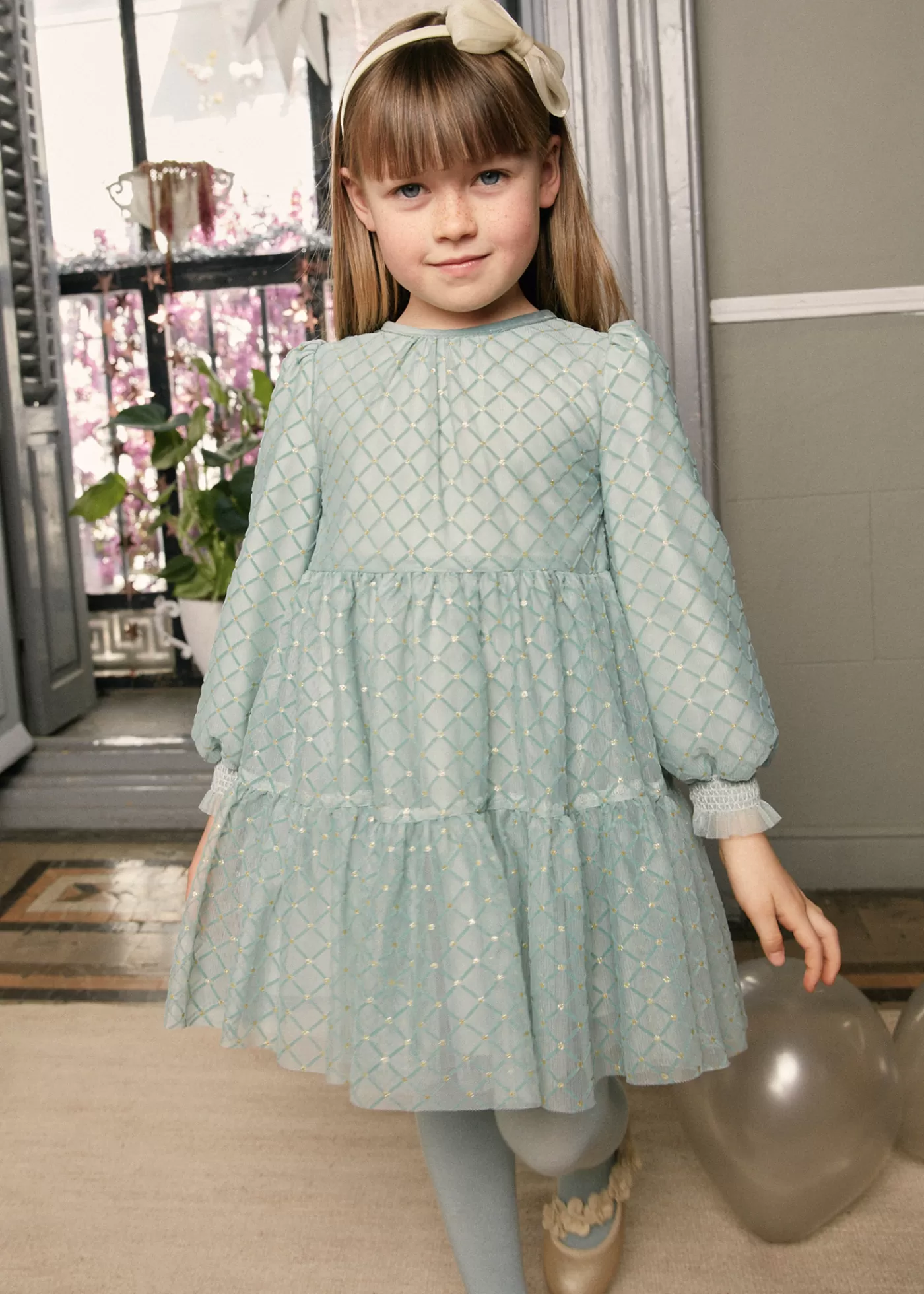 Best Sale Vestito tulle fantasia bambina Vestiti