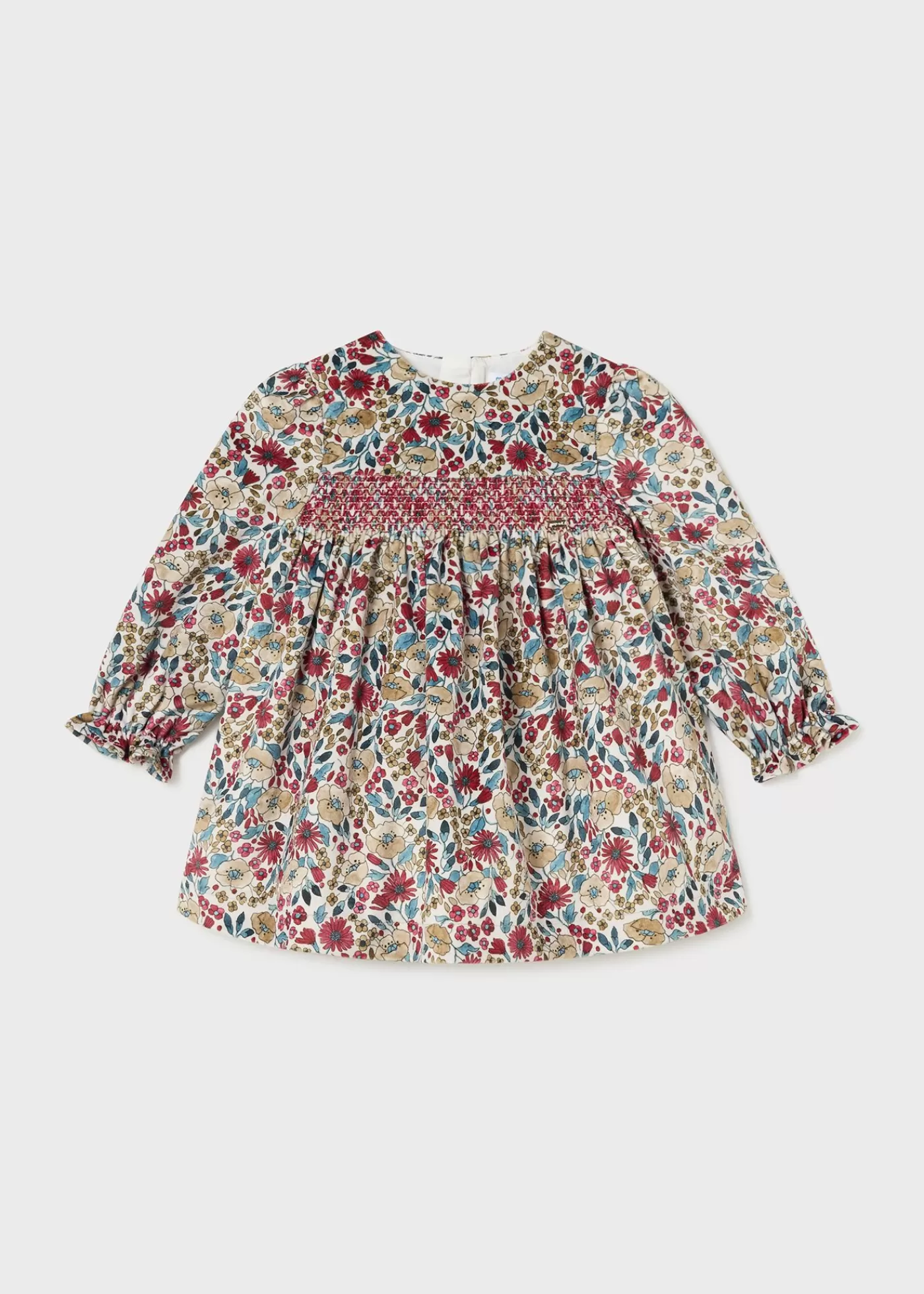 Sale Vestito velluto stampato neonata Vestiti