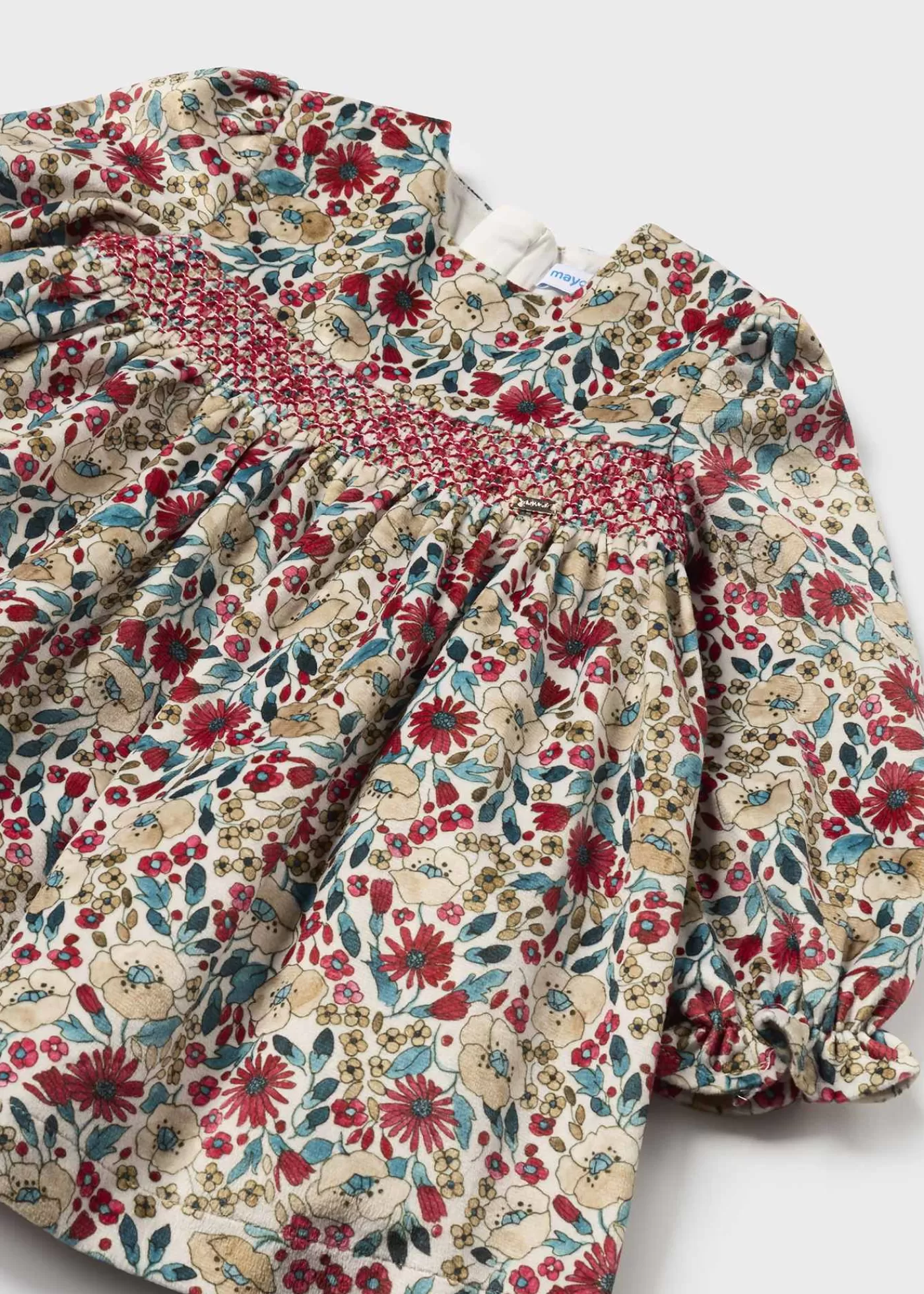 Sale Vestito velluto stampato neonata Vestiti